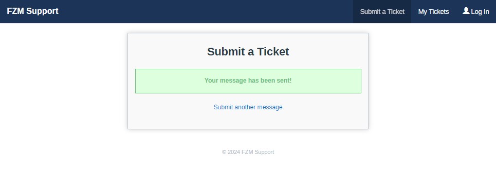 submit a ticket confirmation